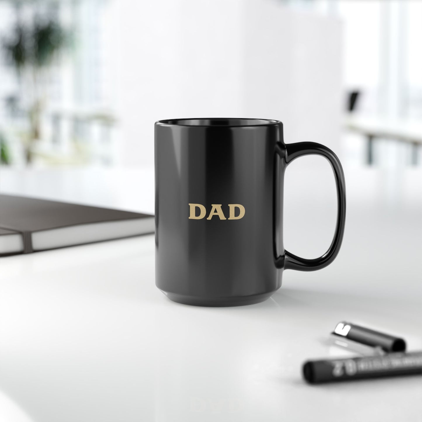 Dad Mug – “Heavy Shoulders, Strong Hands, Full Heart” | Rustic Father’s Day Gift