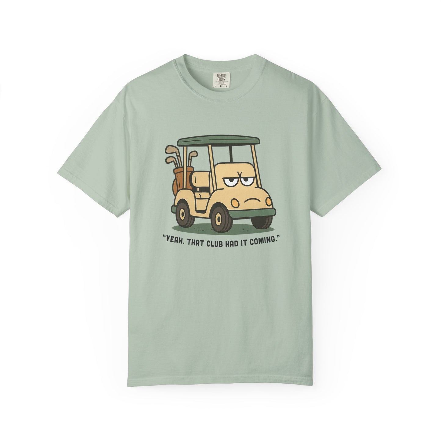 Funny Golf T-Shirt, Bored Golf Cart – Snarky Vintage Golf T-Shirt for Angry Golfers