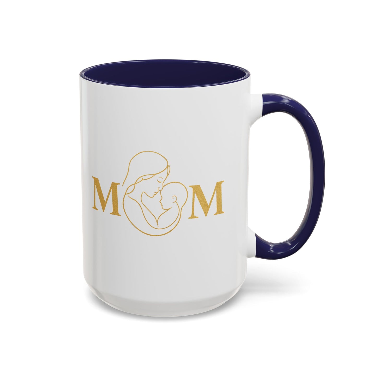 Elegant Mom Coffee Mug - Gold Accent | Perfect Gift for Mothers Day & Special Occasions