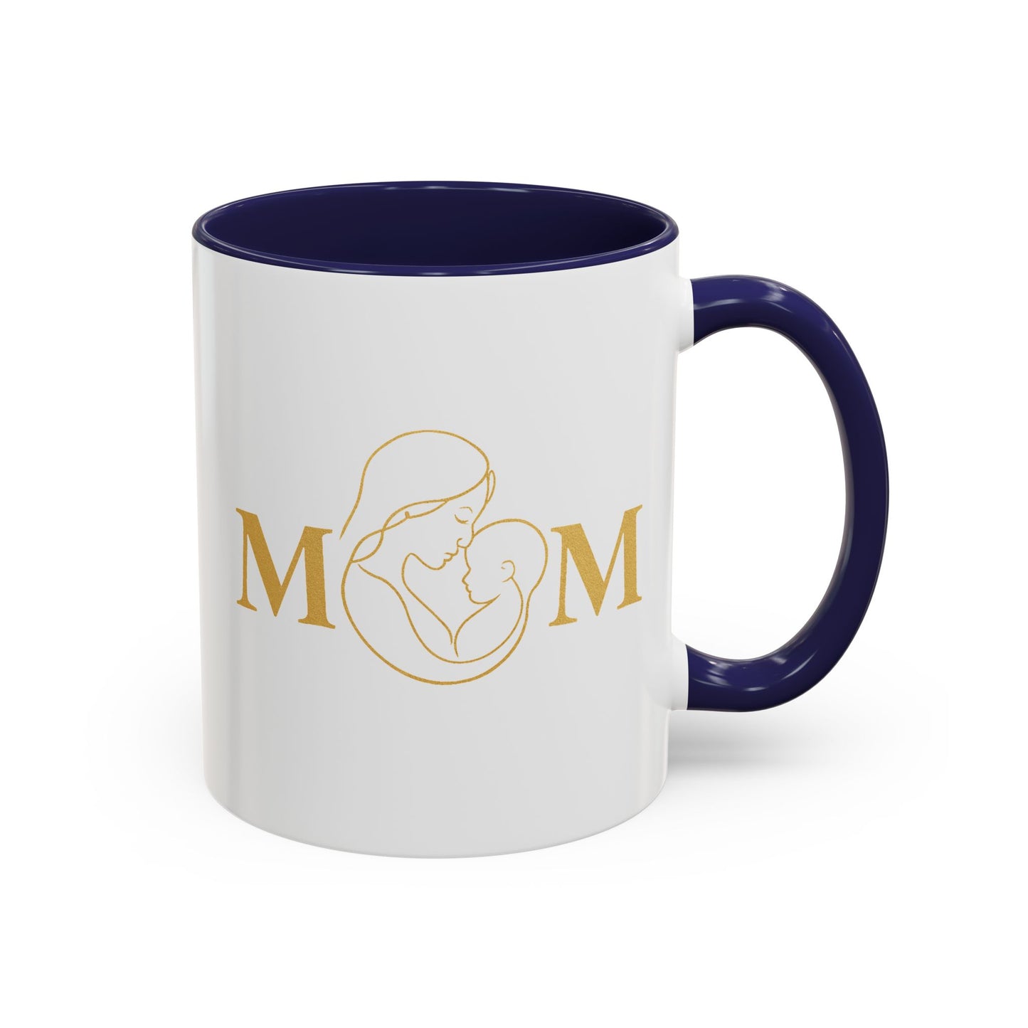 Elegant Mom Coffee Mug - Gold Accent | Perfect Gift for Mothers Day & Special Occasions