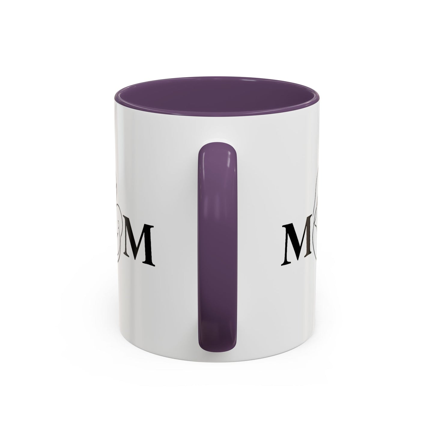 Mom Love Accent Coffee Mug - Perfect Gift for Mother's Day & Special Occasions
