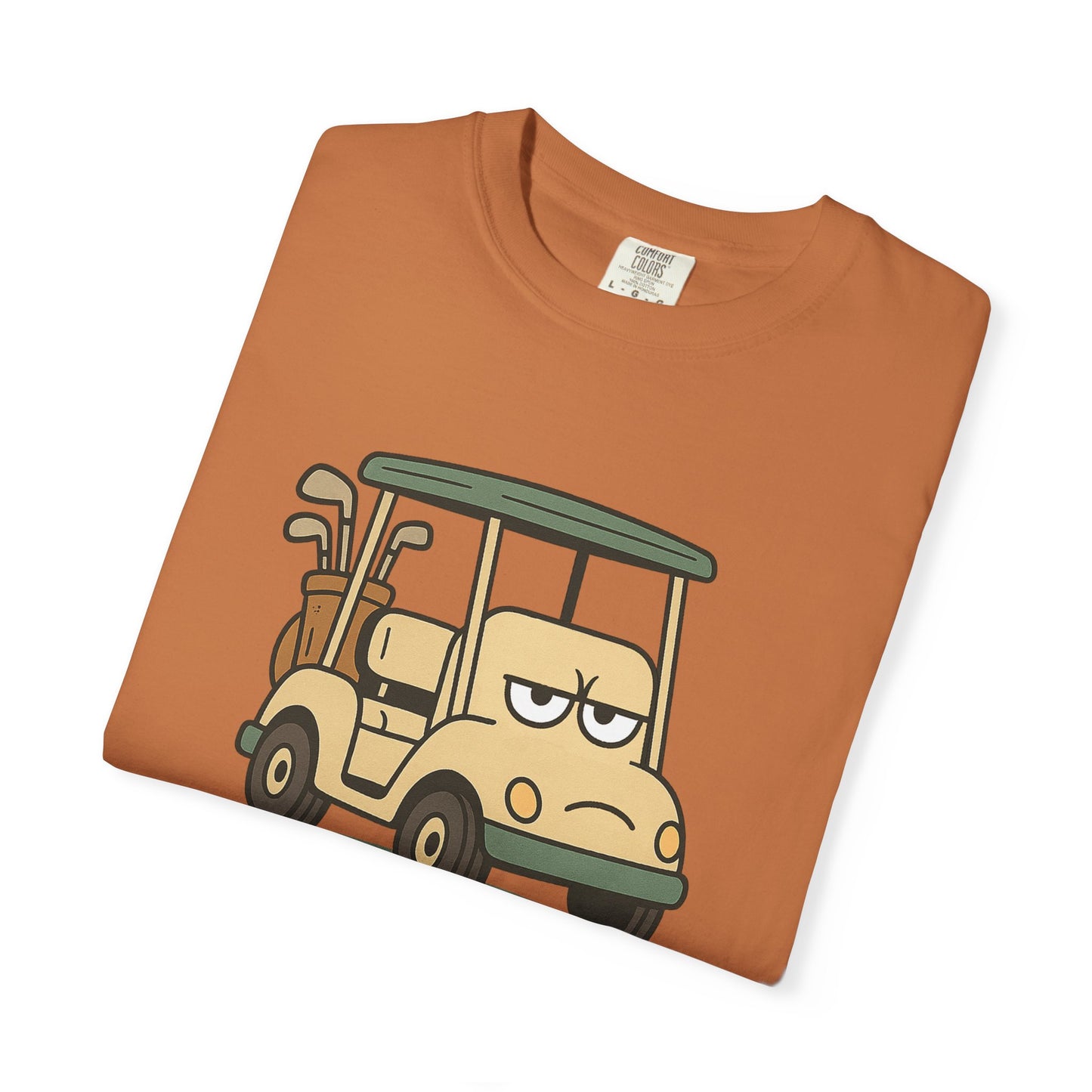 Funny Golf T-Shirt, Bored Golf Cart – Snarky Vintage Golf T-Shirt for Angry Golfers