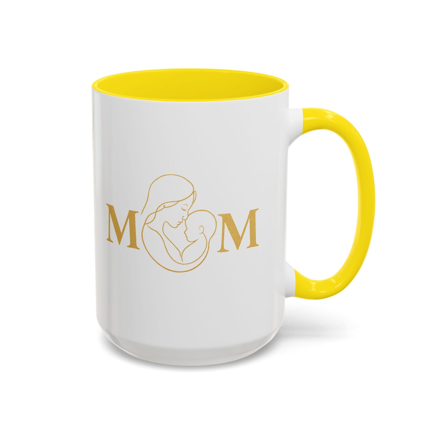Elegant Mom Coffee Mug - Gold Accent | Perfect Gift for Mothers Day & Special Occasions