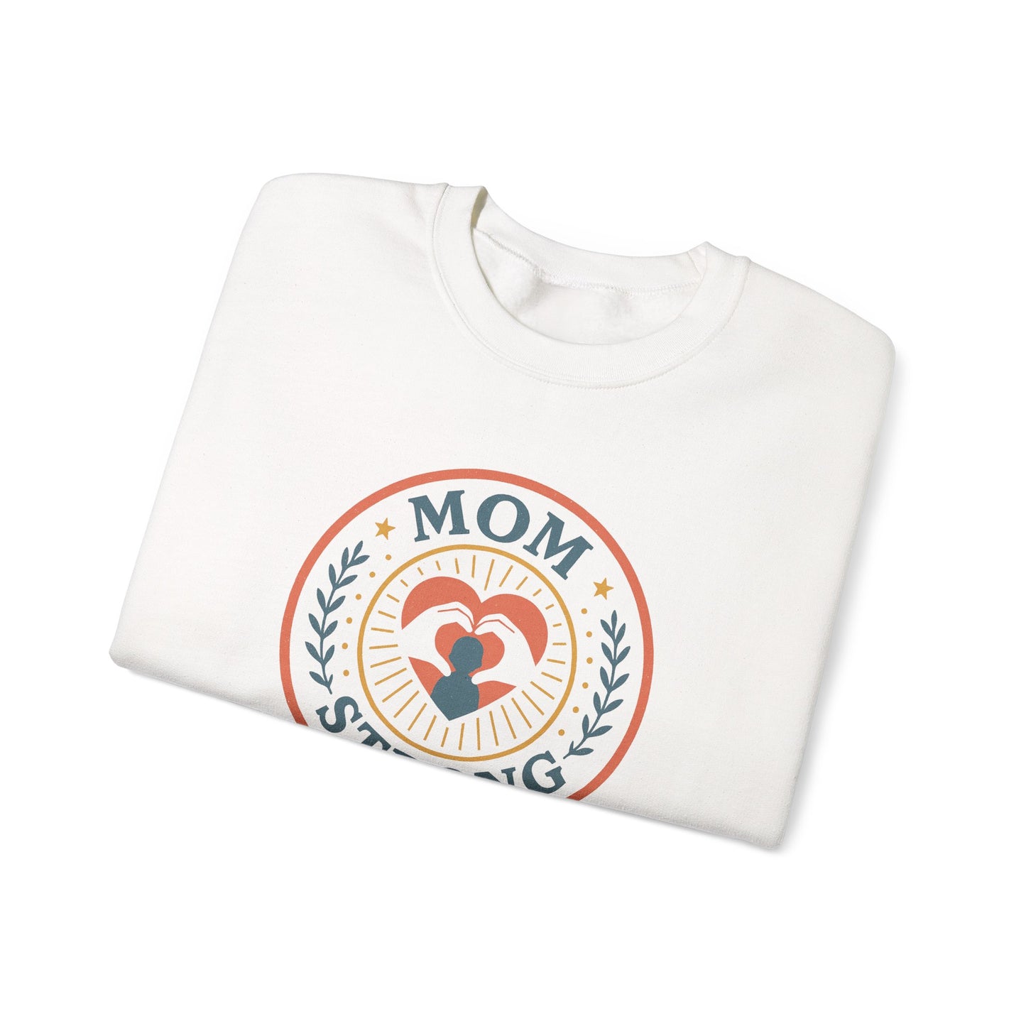 Mom Strong Crewneck Sweatshirt - Unisex Heavy Blend™