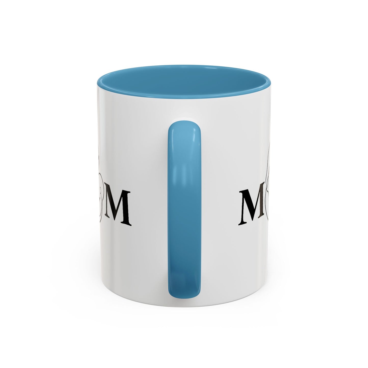 Mom Love Accent Coffee Mug - Perfect Gift for Mother's Day & Special Occasions