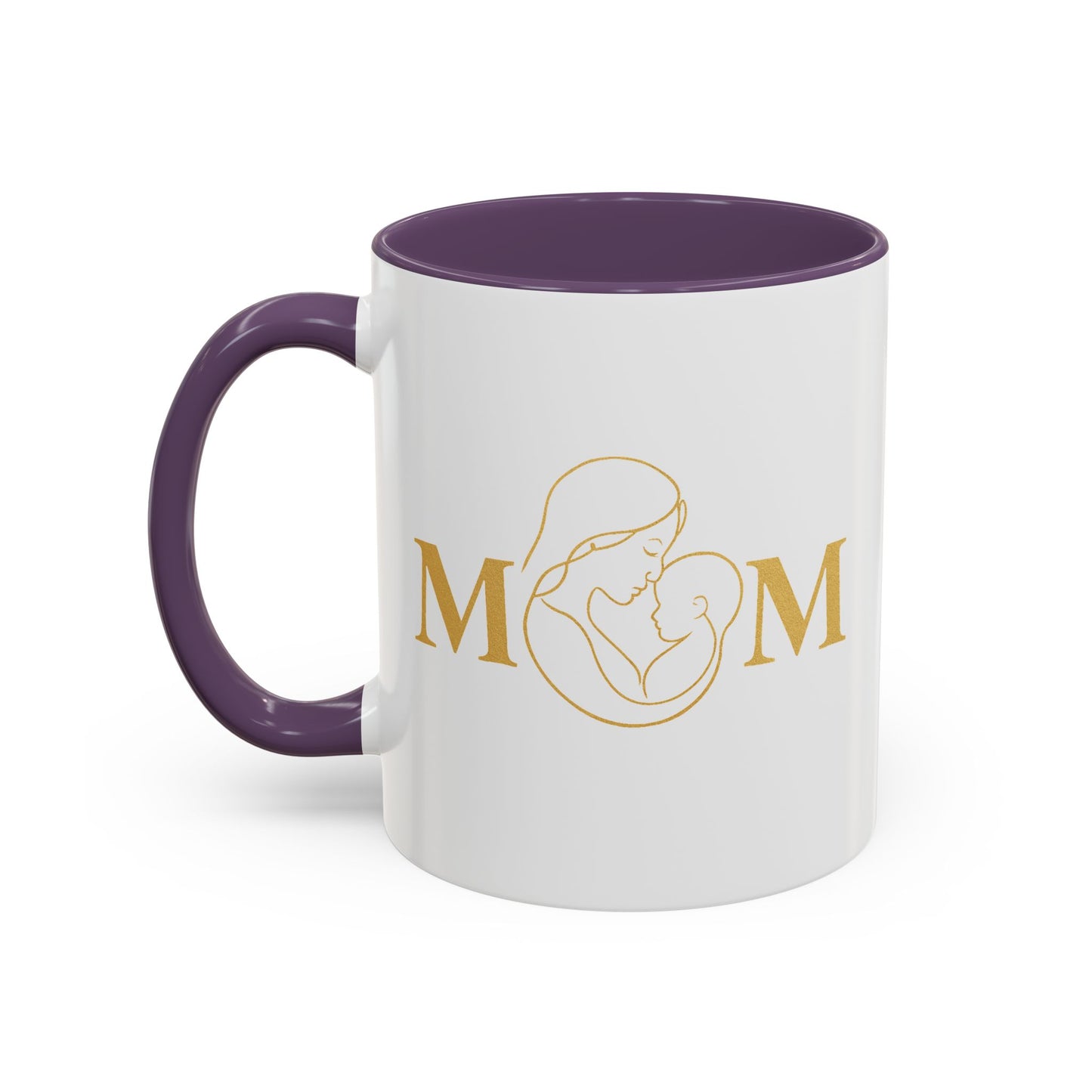 Elegant Mom Coffee Mug - Gold Accent | Perfect Gift for Mothers Day & Special Occasions