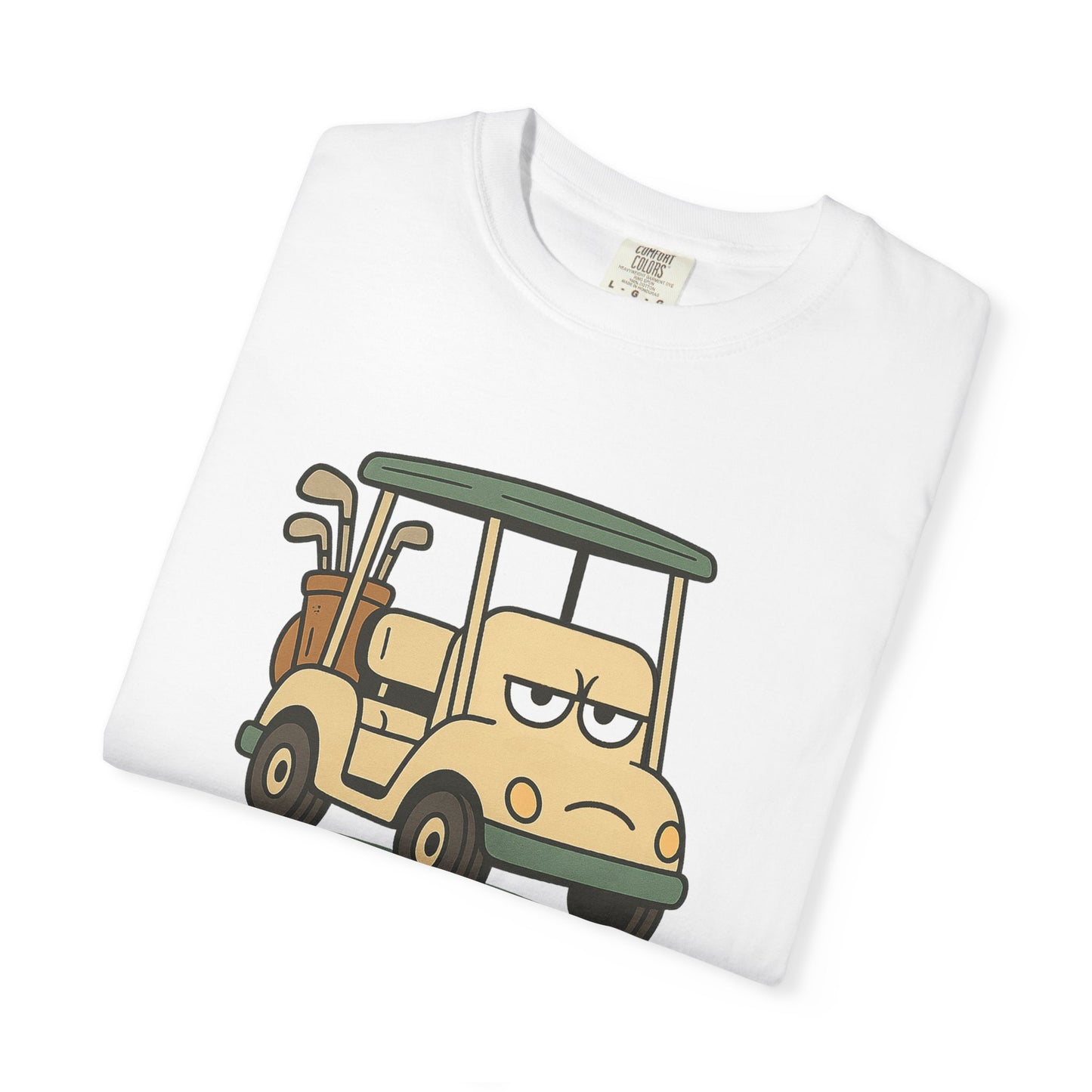 Funny Golf T-Shirt, Bored Golf Cart – Snarky Vintage Golf T-Shirt for Angry Golfers