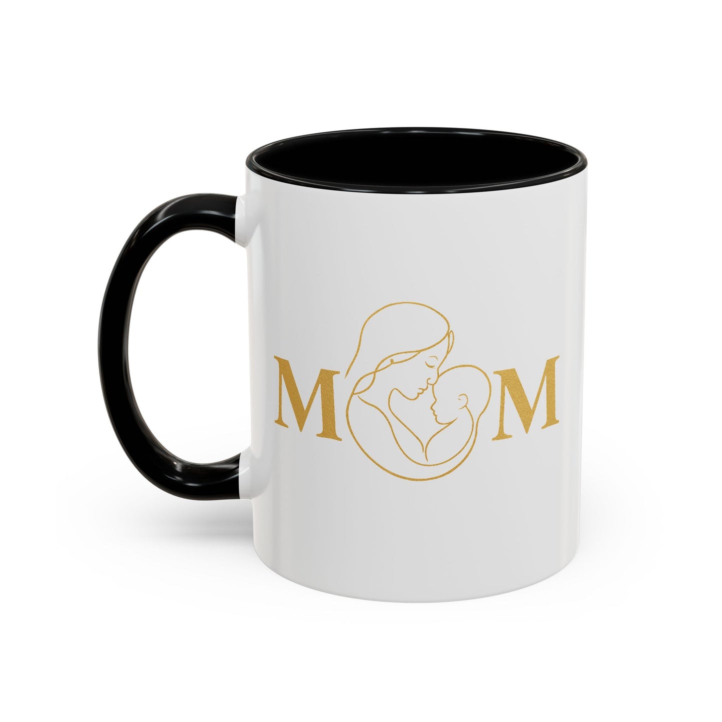 Elegant Mom Coffee Mug - Gold Accent | Perfect Gift for Mothers Day & Special Occasions