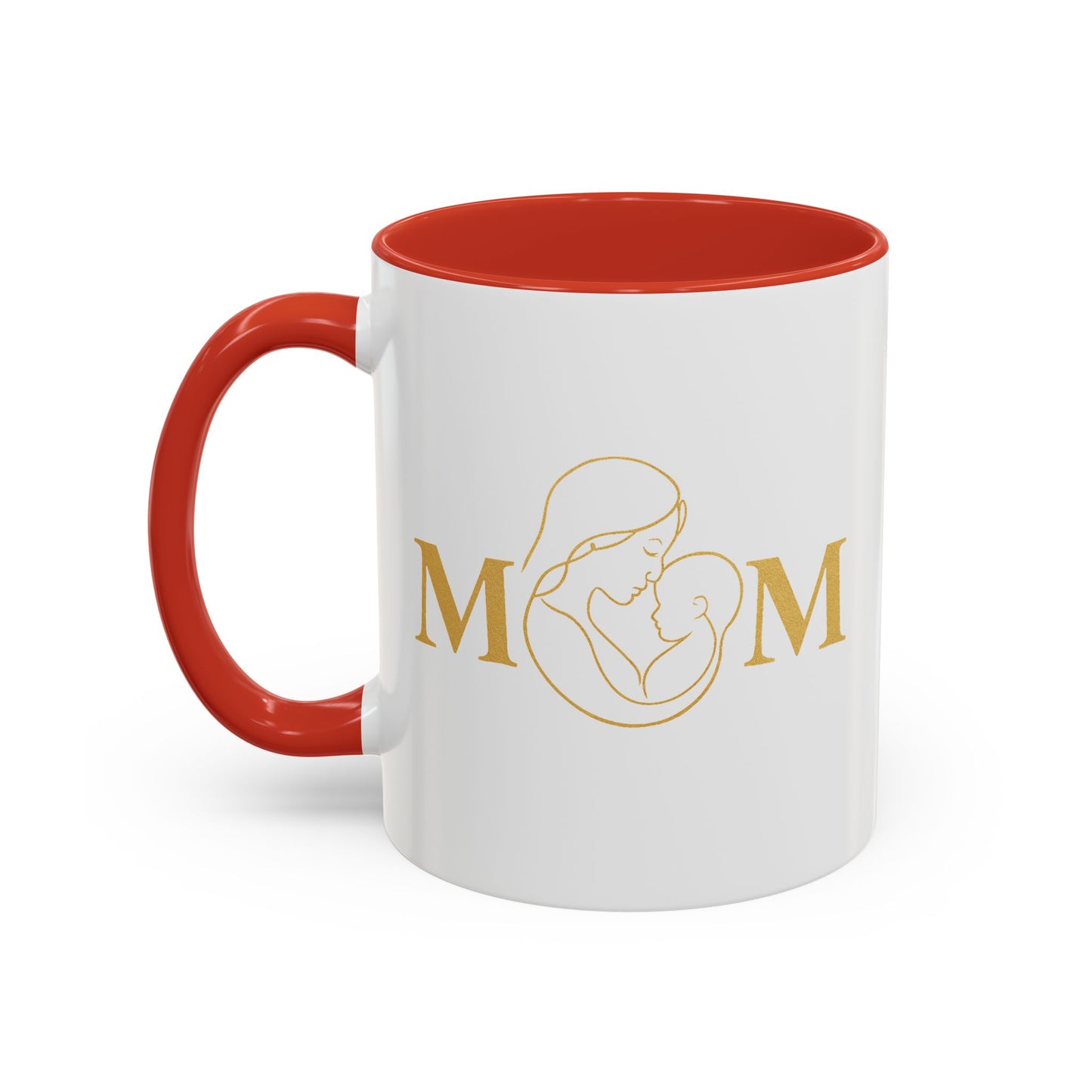 Elegant Mom Coffee Mug - Gold Accent | Perfect Gift for Mothers Day & Special Occasions