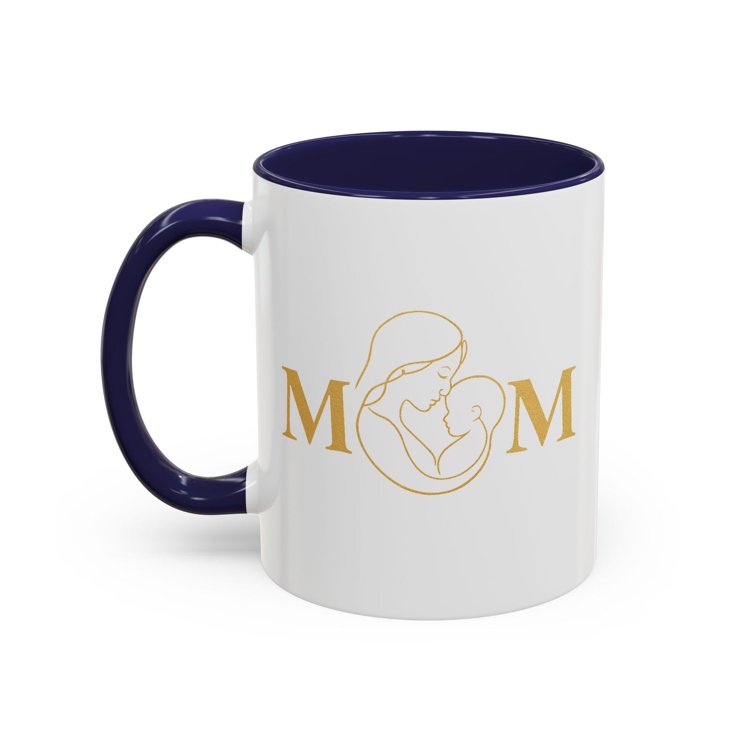 Elegant Mom Coffee Mug - Gold Accent | Perfect Gift for Mothers Day & Special Occasions