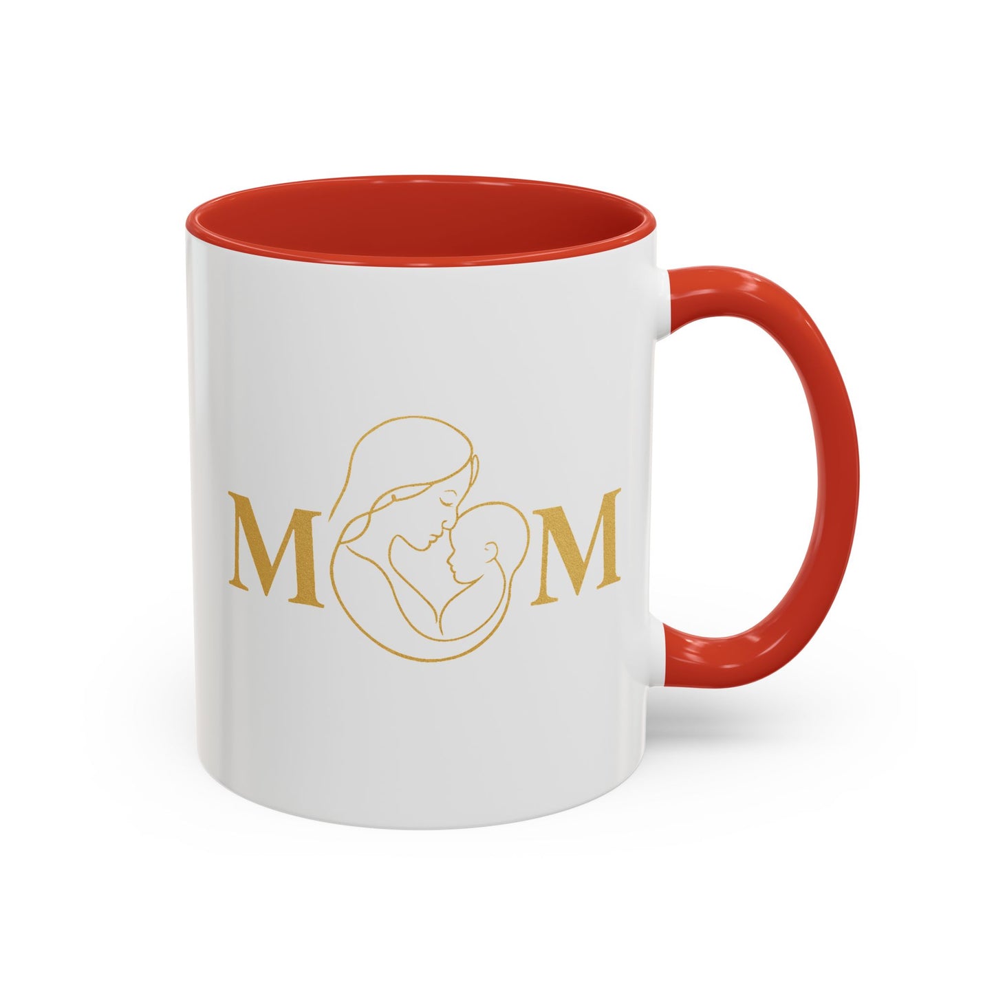 Elegant Mom Coffee Mug - Gold Accent | Perfect Gift for Mothers Day & Special Occasions