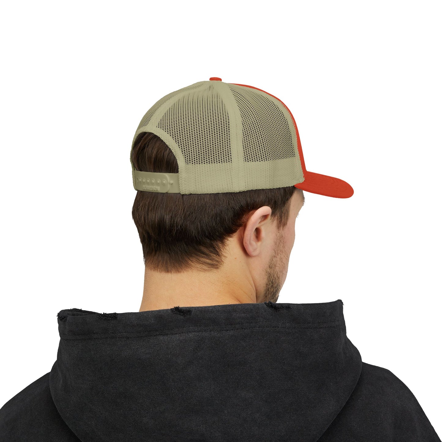 Father Names Line-Up Trucker Hat - Minimalist Black & White Design