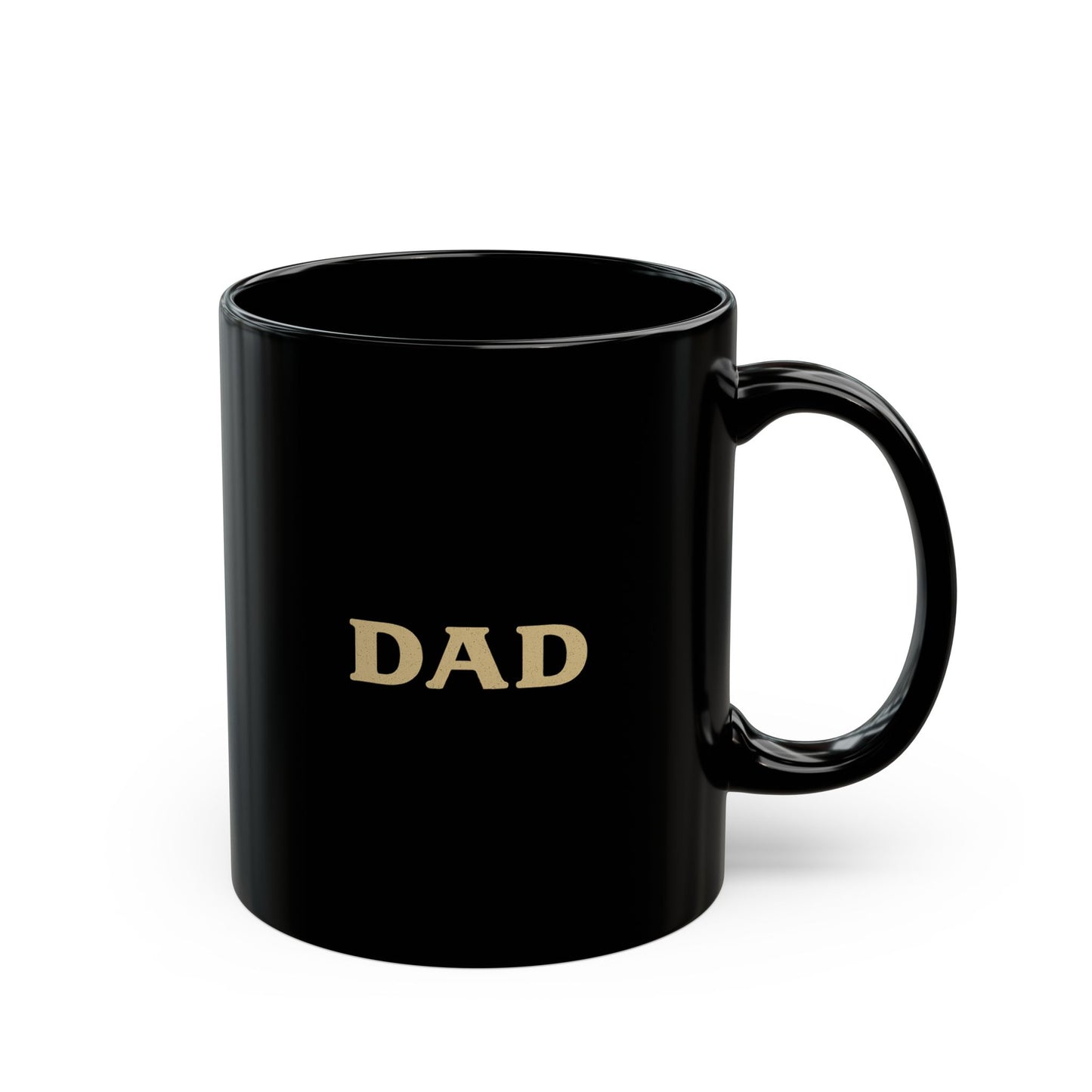 Dad Mug – “Heavy Shoulders, Strong Hands, Full Heart” | Rustic Father’s Day Gift
