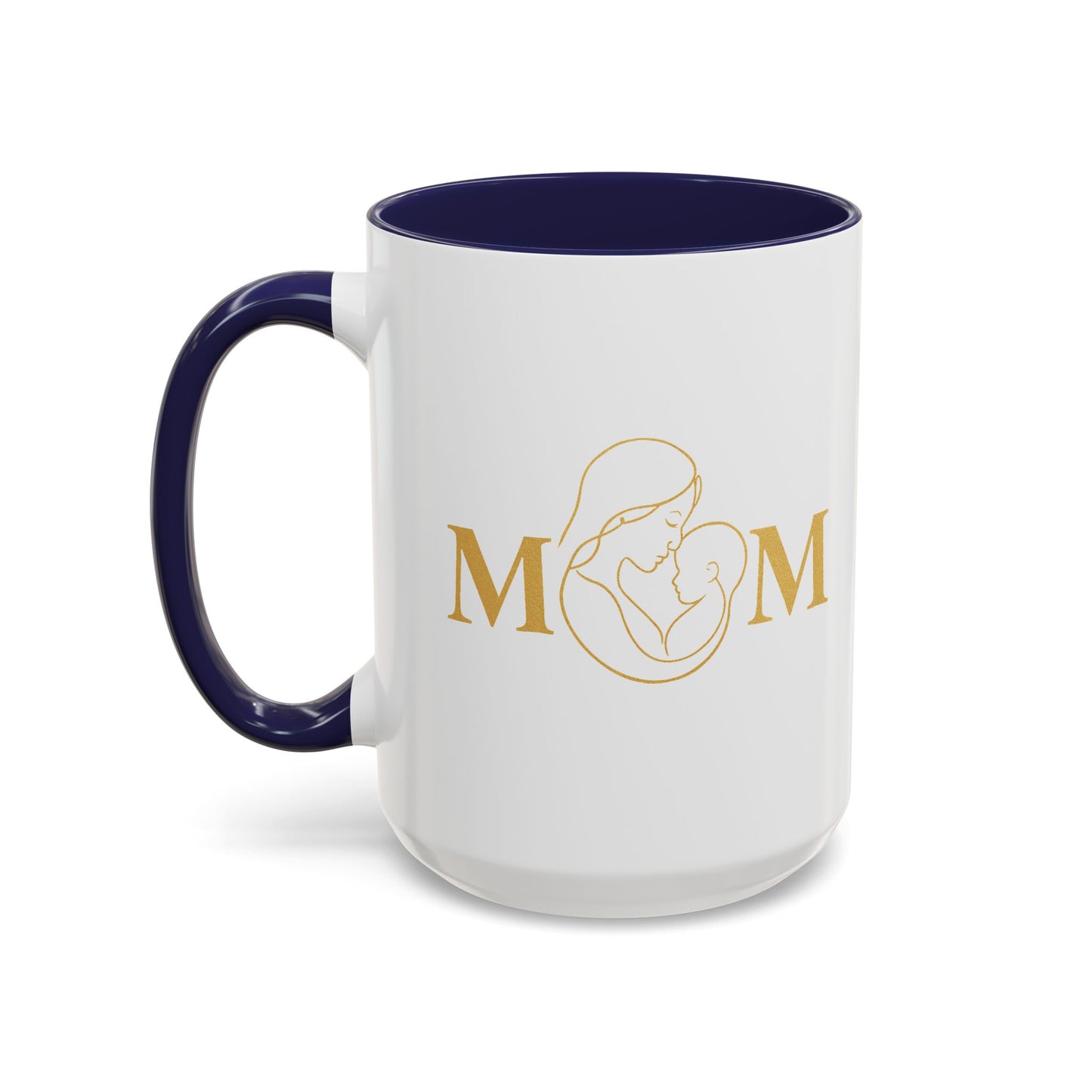 Elegant Mom Coffee Mug - Gold Accent | Perfect Gift for Mothers Day & Special Occasions
