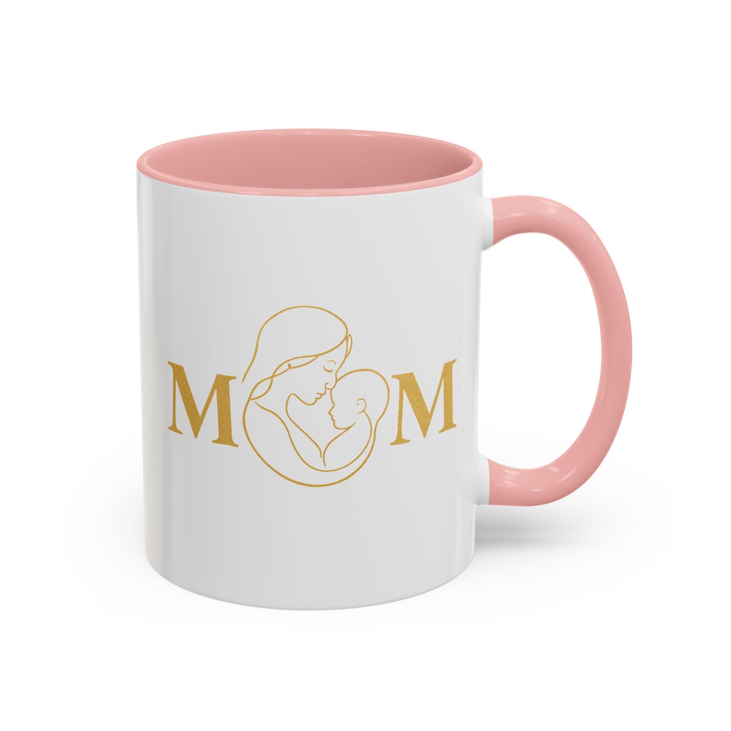 Elegant Mom Coffee Mug - Gold Accent | Perfect Gift for Mothers Day & Special Occasions