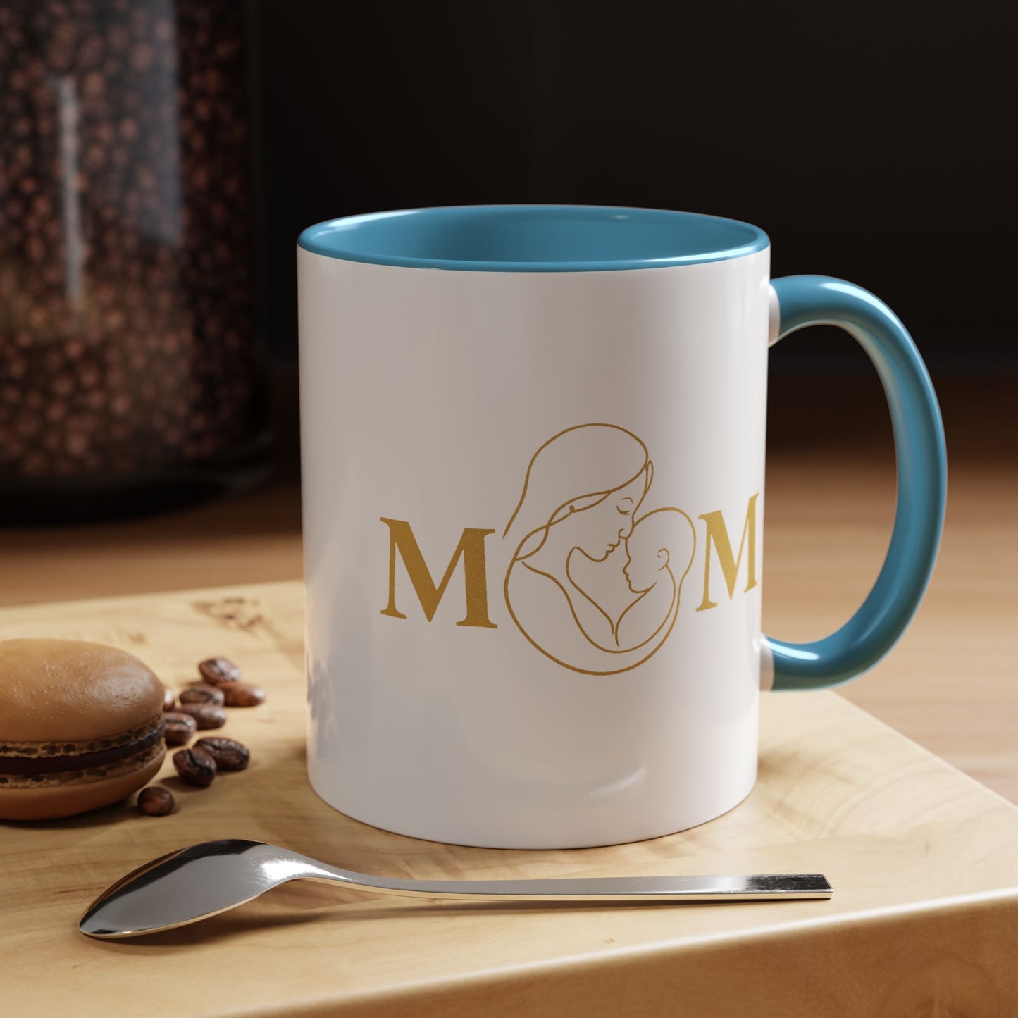 Elegant Mom Coffee Mug - Gold Accent | Perfect Gift for Mothers Day & Special Occasions