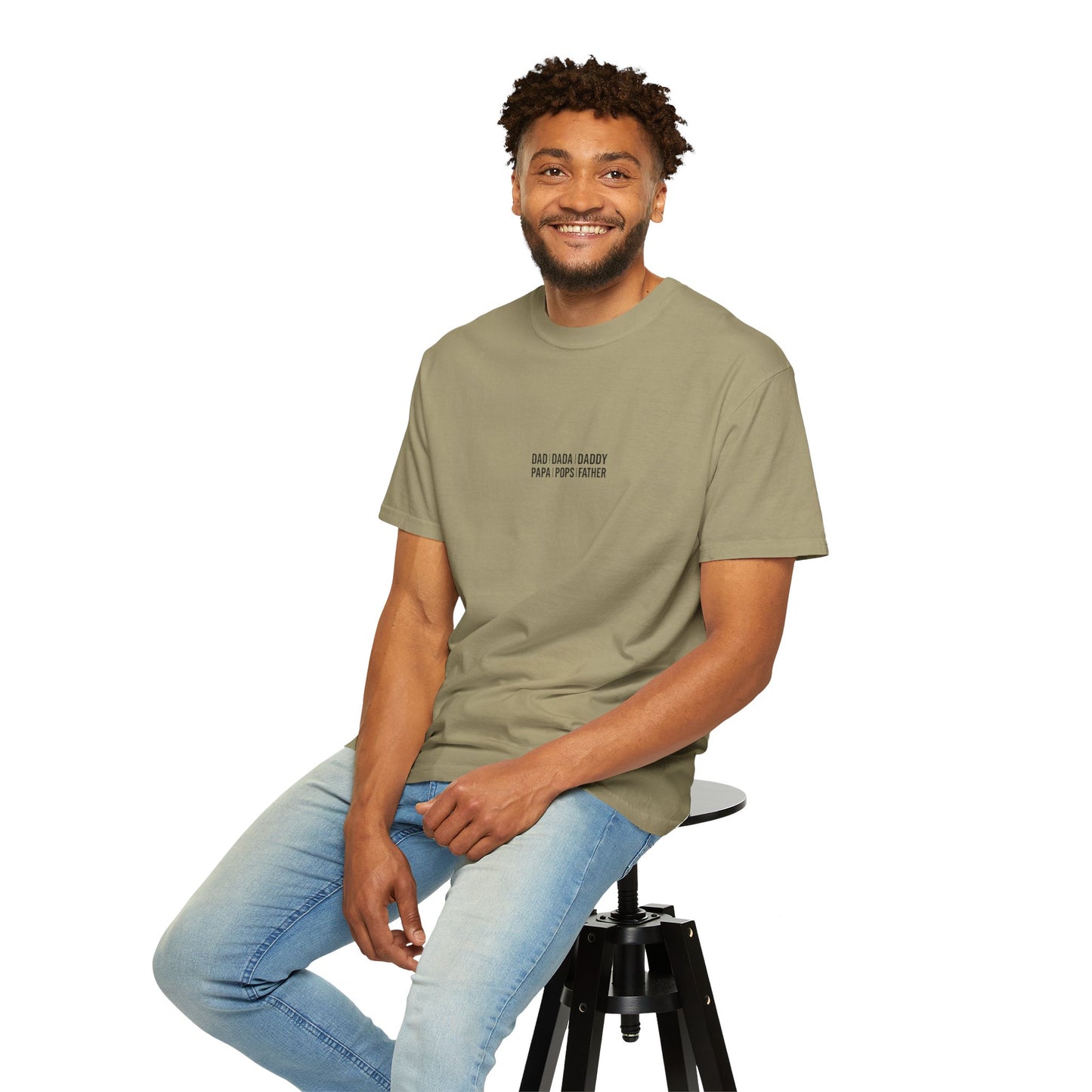 Playful T-shirt with 'Dad Dada Daddy' Design, Gifts for Father's Day, Everyday Wear, Family Gatherings, Dad Shirt