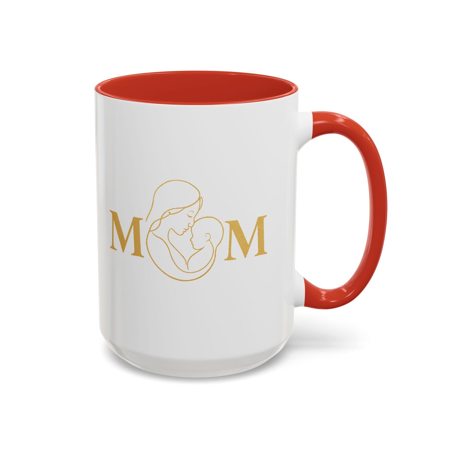 Elegant Mom Coffee Mug - Gold Accent | Perfect Gift for Mothers Day & Special Occasions