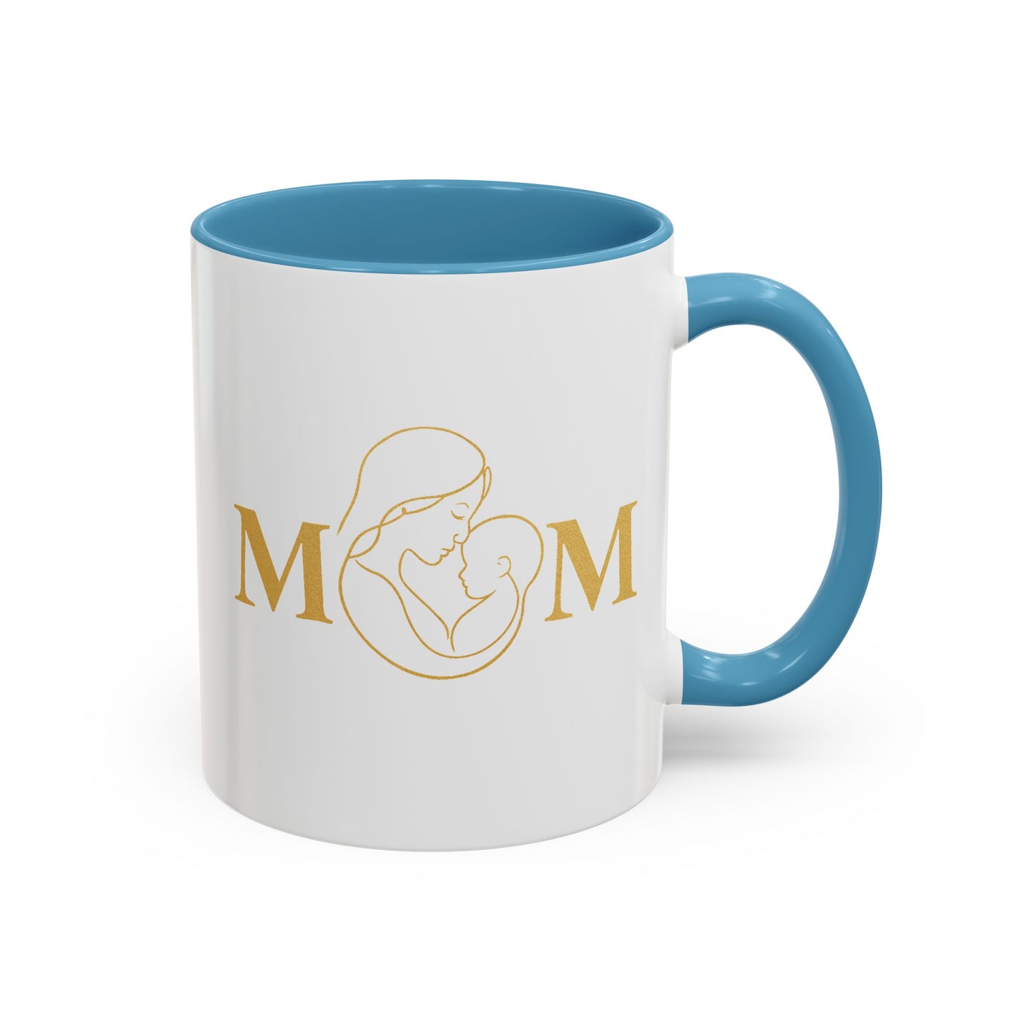 Elegant Mom Coffee Mug - Gold Accent | Perfect Gift for Mothers Day & Special Occasions