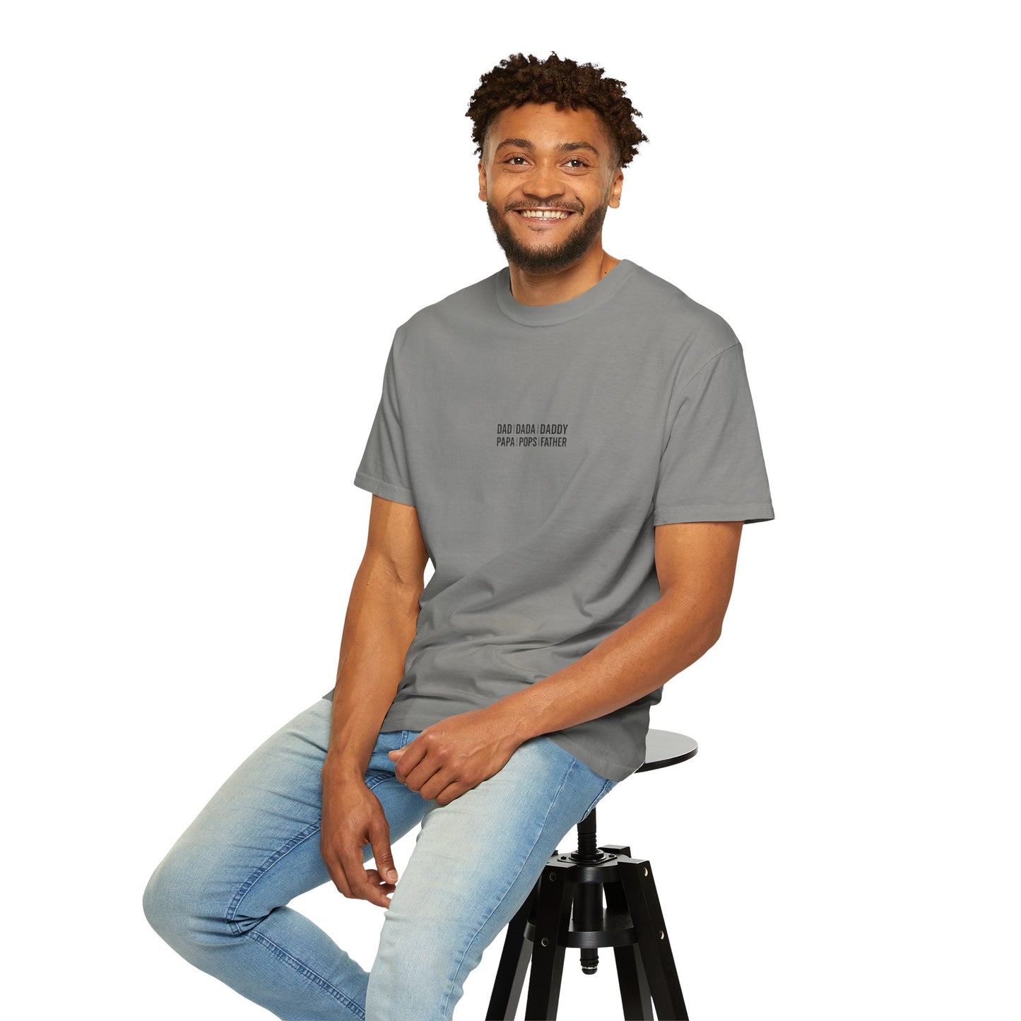 Playful T-shirt with 'Dad Dada Daddy' Design, Gifts for Father's Day, Everyday Wear, Family Gatherings, Dad Shirt