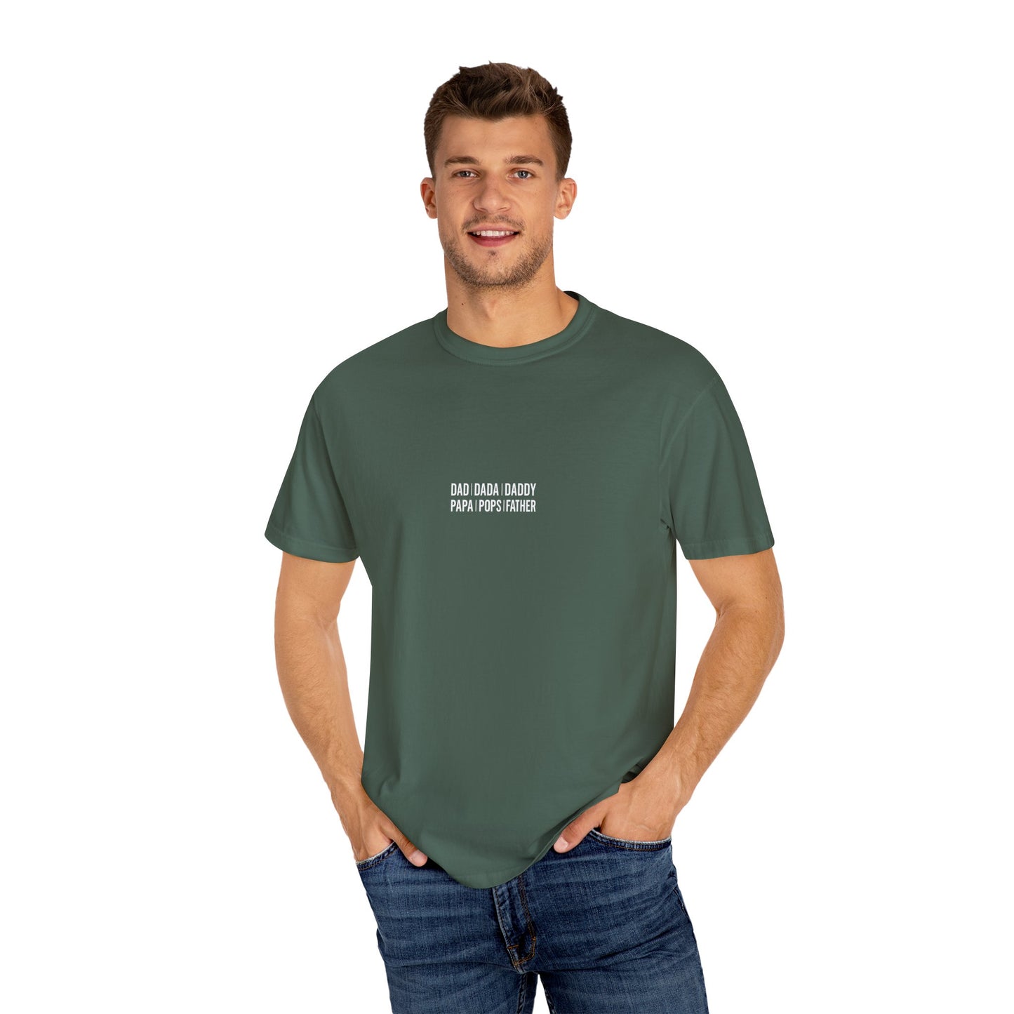 Playful T-shirt with 'Dad Dada Daddy' Design, Gifts for Father's Day, Everyday Wear, Family Gatherings, Dad Shirt