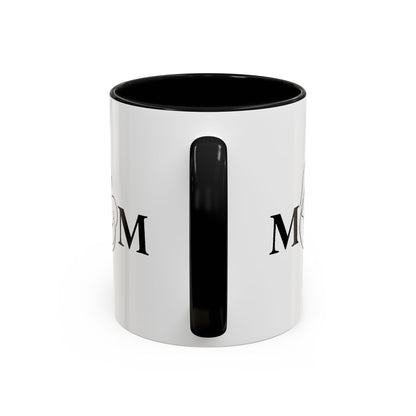 Mom Love Accent Coffee Mug - Perfect Gift for Mother's Day & Special Occasions