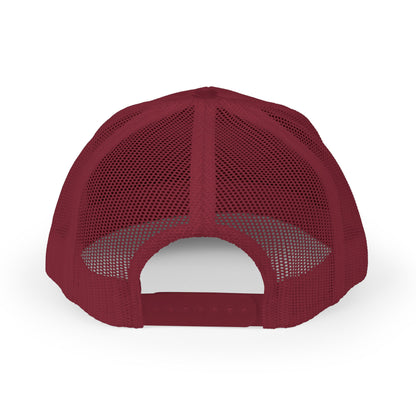 Father Names Line-Up Trucker Hat - Minimalist Black & White Design