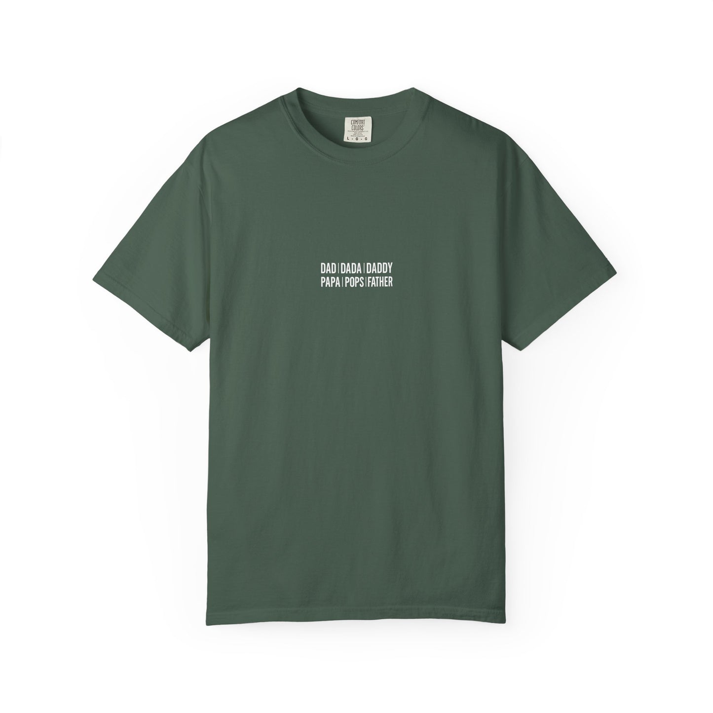 Playful T-shirt with 'Dad Dada Daddy' Design, Gifts for Father's Day, Everyday Wear, Family Gatherings, Dad Shirt