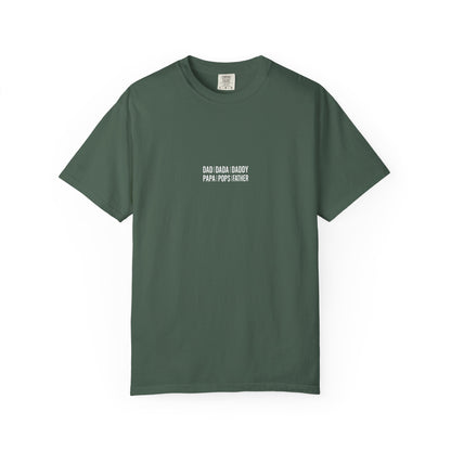 Playful T-shirt with 'Dad Dada Daddy' Design, Gifts for Father's Day, Everyday Wear, Family Gatherings, Dad Shirt