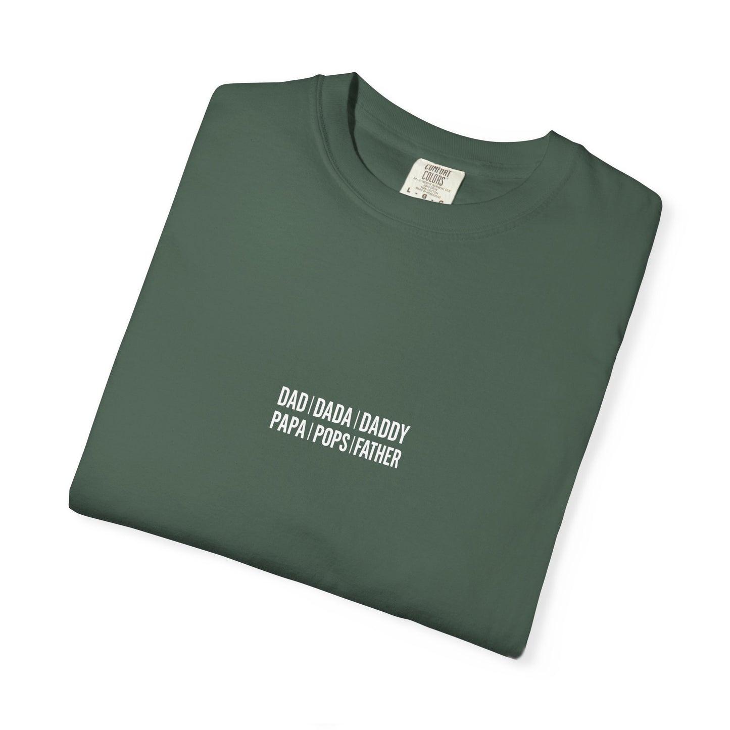 Playful T-shirt with 'Dad Dada Daddy' Design, Gifts for Father's Day, Everyday Wear, Family Gatherings, Dad Shirt