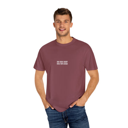 Playful T-shirt with 'Dad Dada Daddy' Design, Gifts for Father's Day, Everyday Wear, Family Gatherings, Dad Shirt