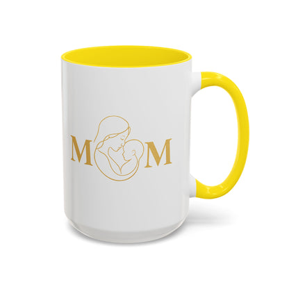 Elegant Mom Coffee Mug - Gold Accent | Perfect Gift for Mothers Day & Special Occasions