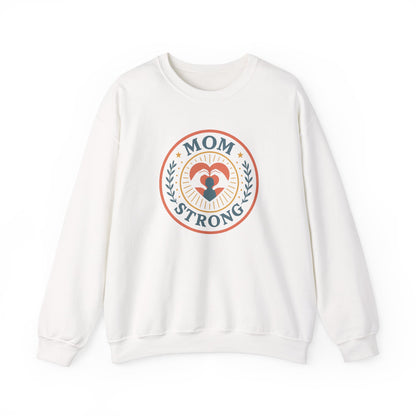 Mom Strong Crewneck Sweatshirt - Unisex Heavy Blend™