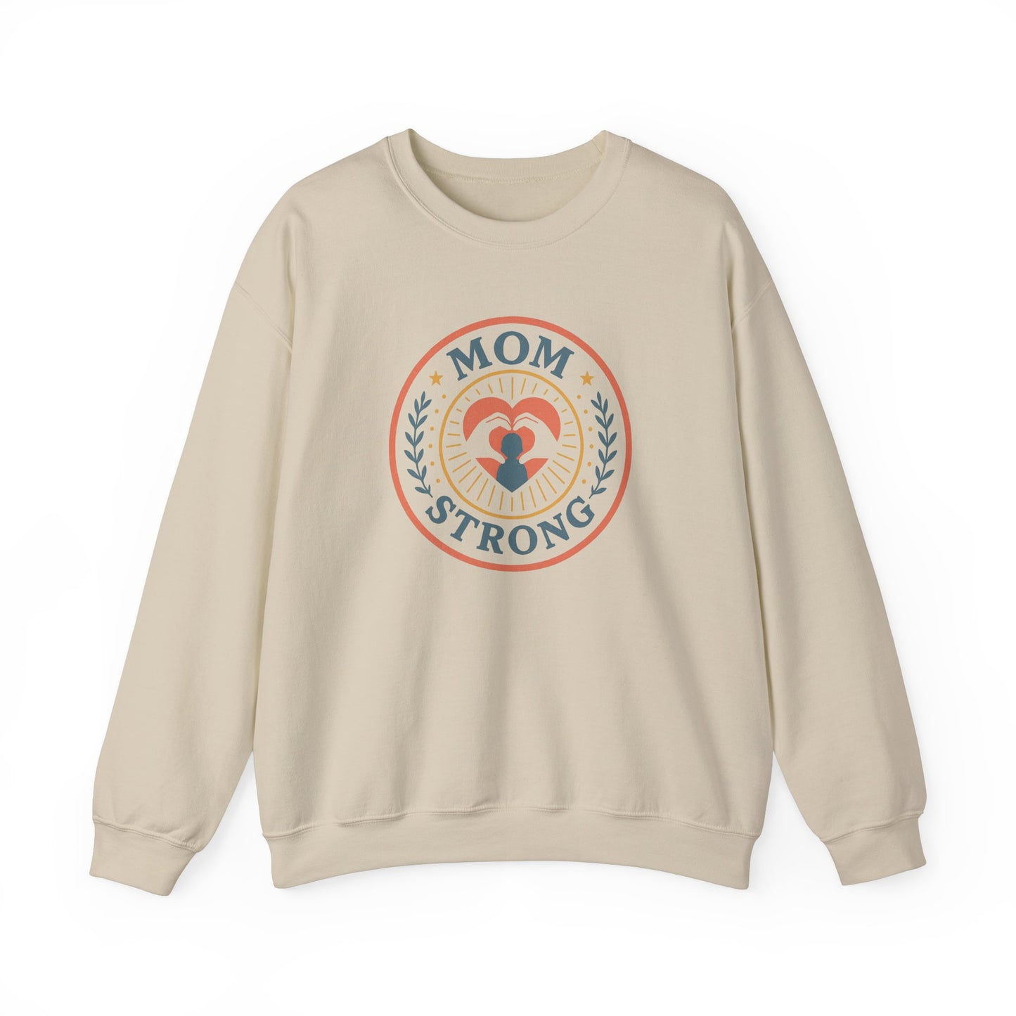 Mom Strong Crewneck Sweatshirt - Unisex Heavy Blend™