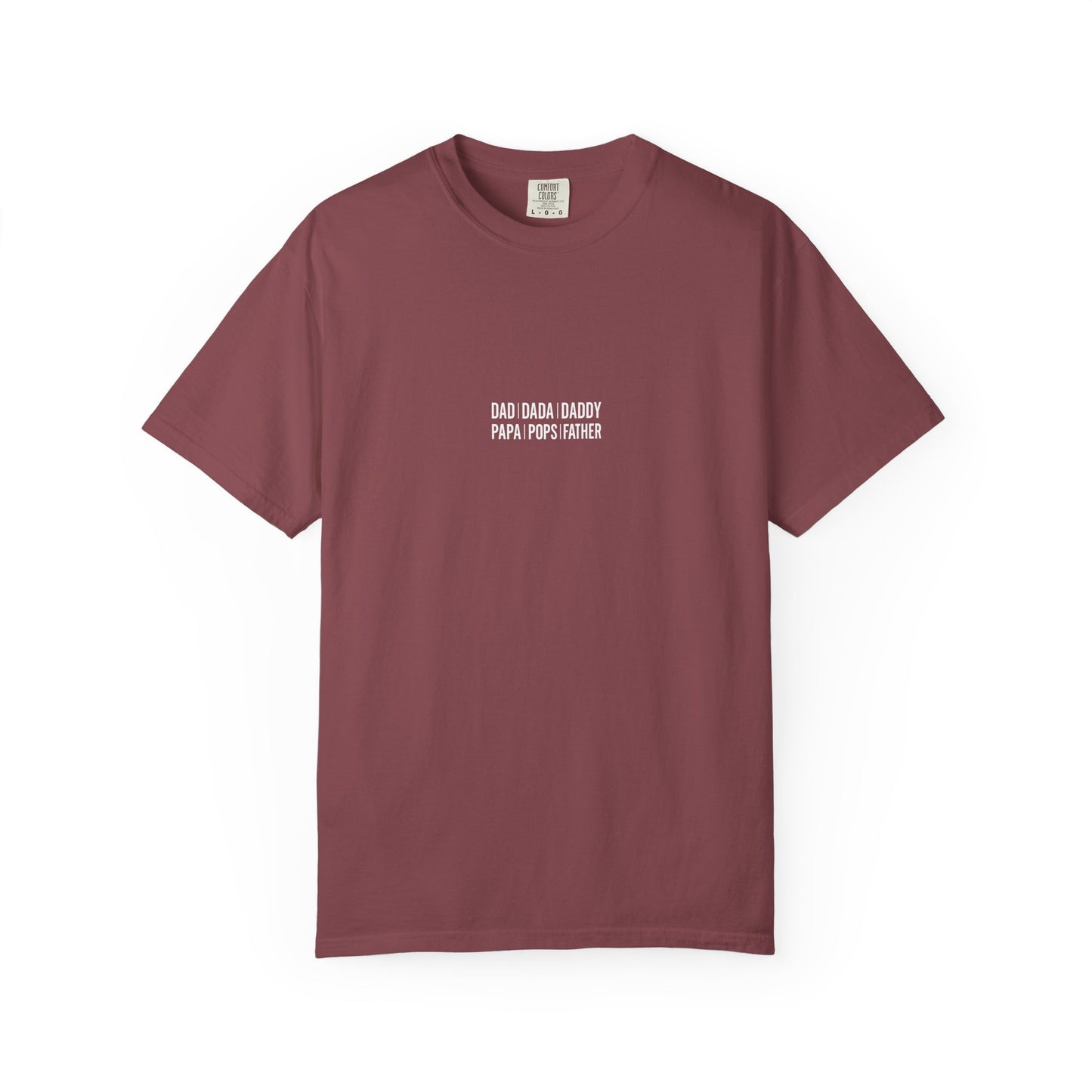 Playful T-shirt with 'Dad Dada Daddy' Design, Gifts for Father's Day, Everyday Wear, Family Gatherings, Dad Shirt