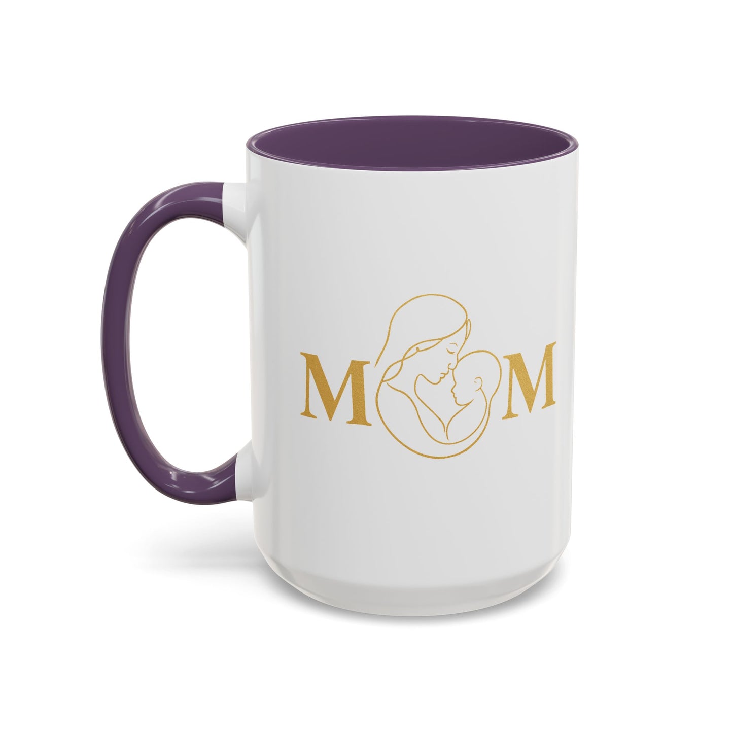 Elegant Mom Coffee Mug - Gold Accent | Perfect Gift for Mothers Day & Special Occasions