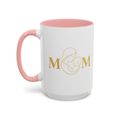 Elegant Mom Coffee Mug - Gold Accent | Perfect Gift for Mothers Day & Special Occasions