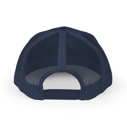 Father Names Line-Up Trucker Hat - Minimalist Black & White Design