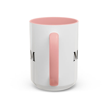 Mom Love Accent Coffee Mug - Perfect Gift for Mother's Day & Special Occasions