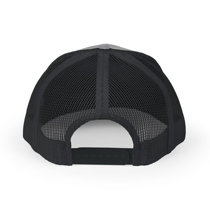 Father Names Line-Up Trucker Hat - Minimalist Black & White Design