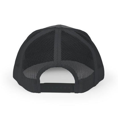 Father Names Line-Up Trucker Hat - Minimalist Black & White Design