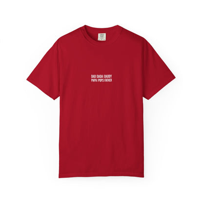Playful T-shirt with 'Dad Dada Daddy' Design, Gifts for Father's Day, Everyday Wear, Family Gatherings, Dad Shirt