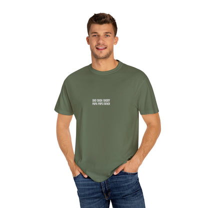 Playful T-shirt with 'Dad Dada Daddy' Design, Gifts for Father's Day, Everyday Wear, Family Gatherings, Dad Shirt