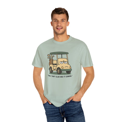 Funny Golf T-Shirt, Bored Golf Cart – Snarky Vintage Golf T-Shirt for Angry Golfers