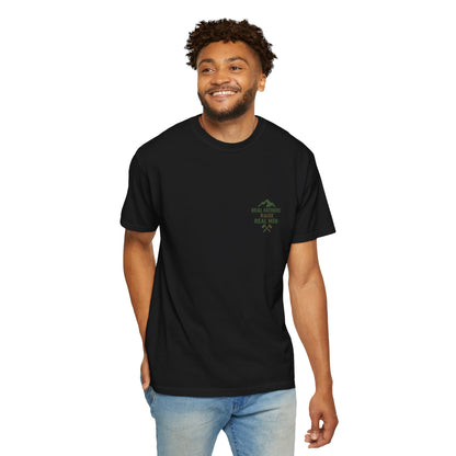 Real Fathers Raise Real Men T-Shirt, Unisex Cotton Tee, Father's Day Gift, Dad Apparel, Outdoor Style Shirt, Family Values Clothing