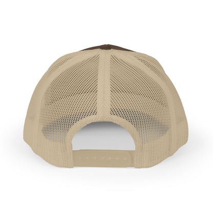 Father Names Line-Up Trucker Hat - Minimalist Black & White Design
