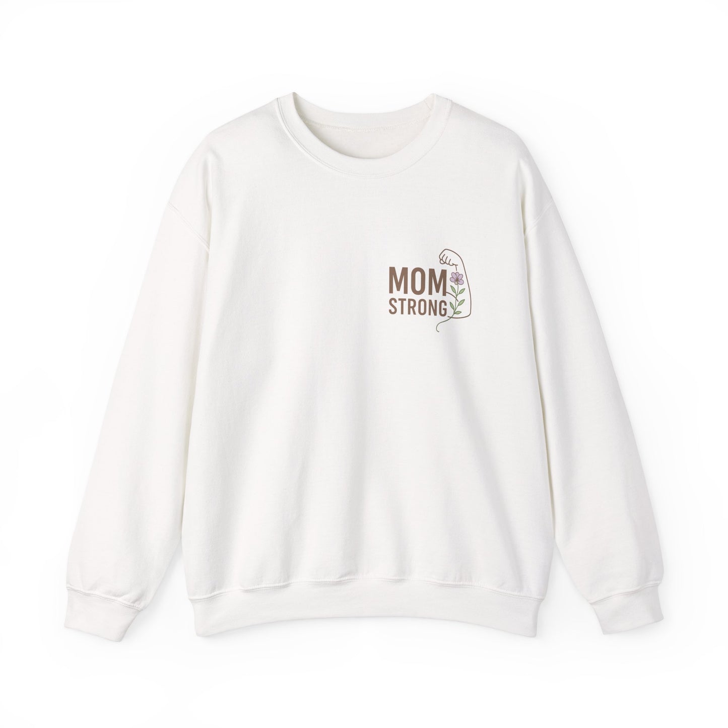 Mom Strong Crewneck Sweatshirt - Unisex Heavy Blend™