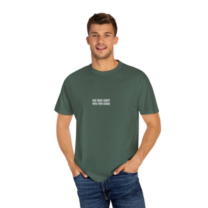 Playful T-shirt with 'Dad Dada Daddy' Design, Gifts for Father's Day, Everyday Wear, Family Gatherings, Dad Shirt