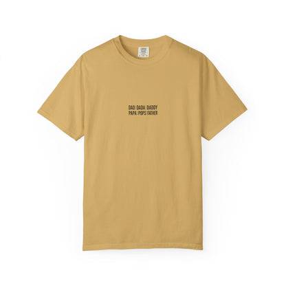 Playful T-shirt with 'Dad Dada Daddy' Design, Gifts for Father's Day, Everyday Wear, Family Gatherings, Dad Shirt