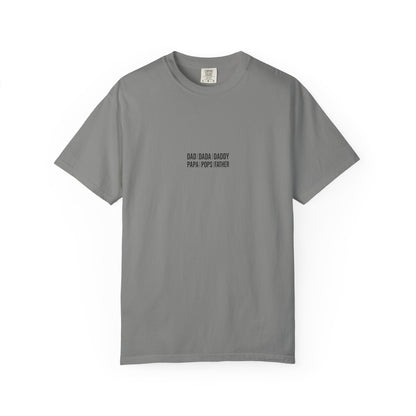 Playful T-shirt with 'Dad Dada Daddy' Design, Gifts for Father's Day, Everyday Wear, Family Gatherings, Dad Shirt
